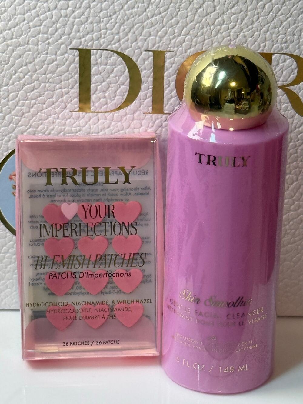 Truly -Skin Smoothie Gentle Facial Cleanser & Your Imperfections Blemish Patches